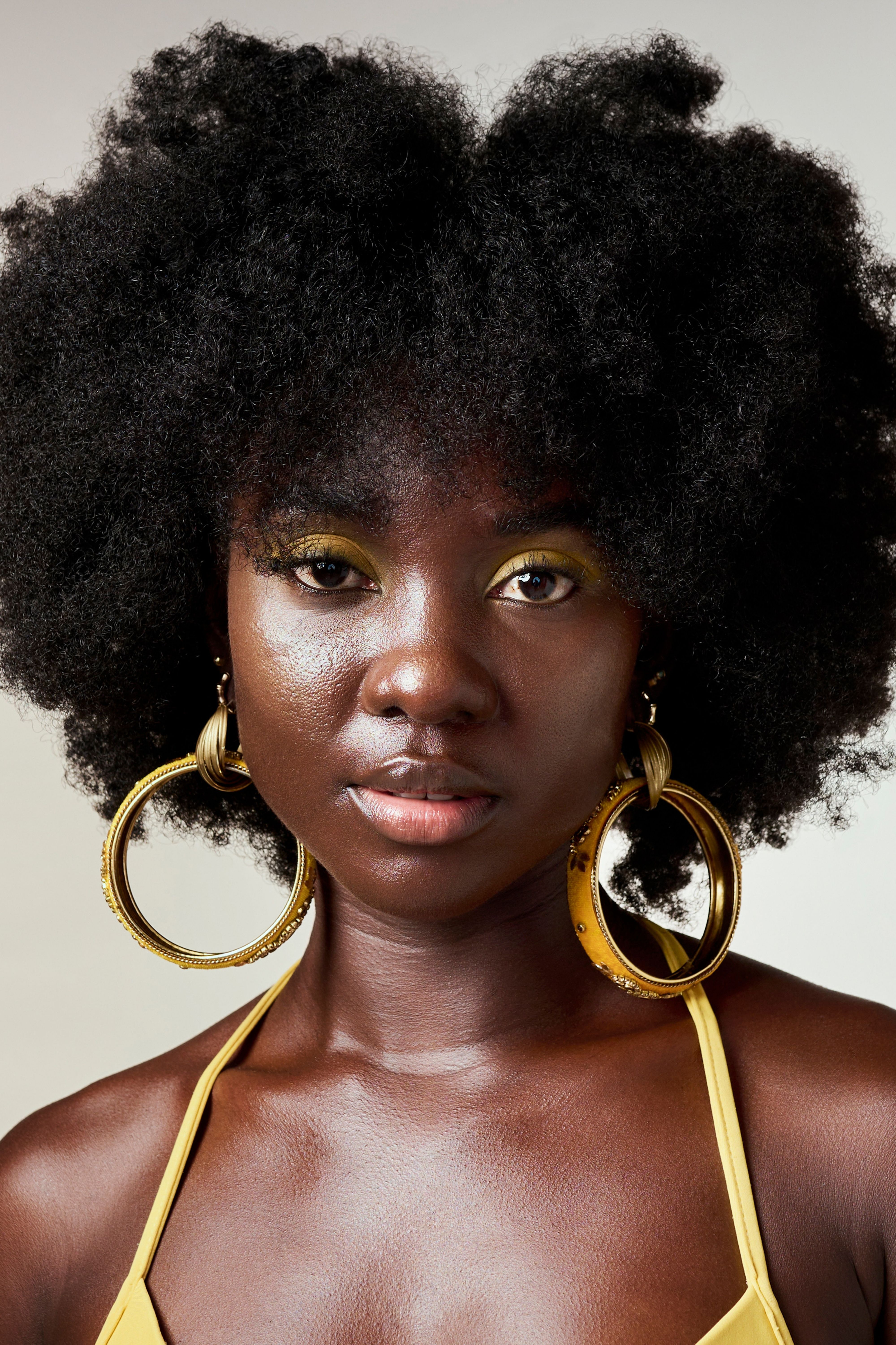 Beauty closeup for cosmetics campaign