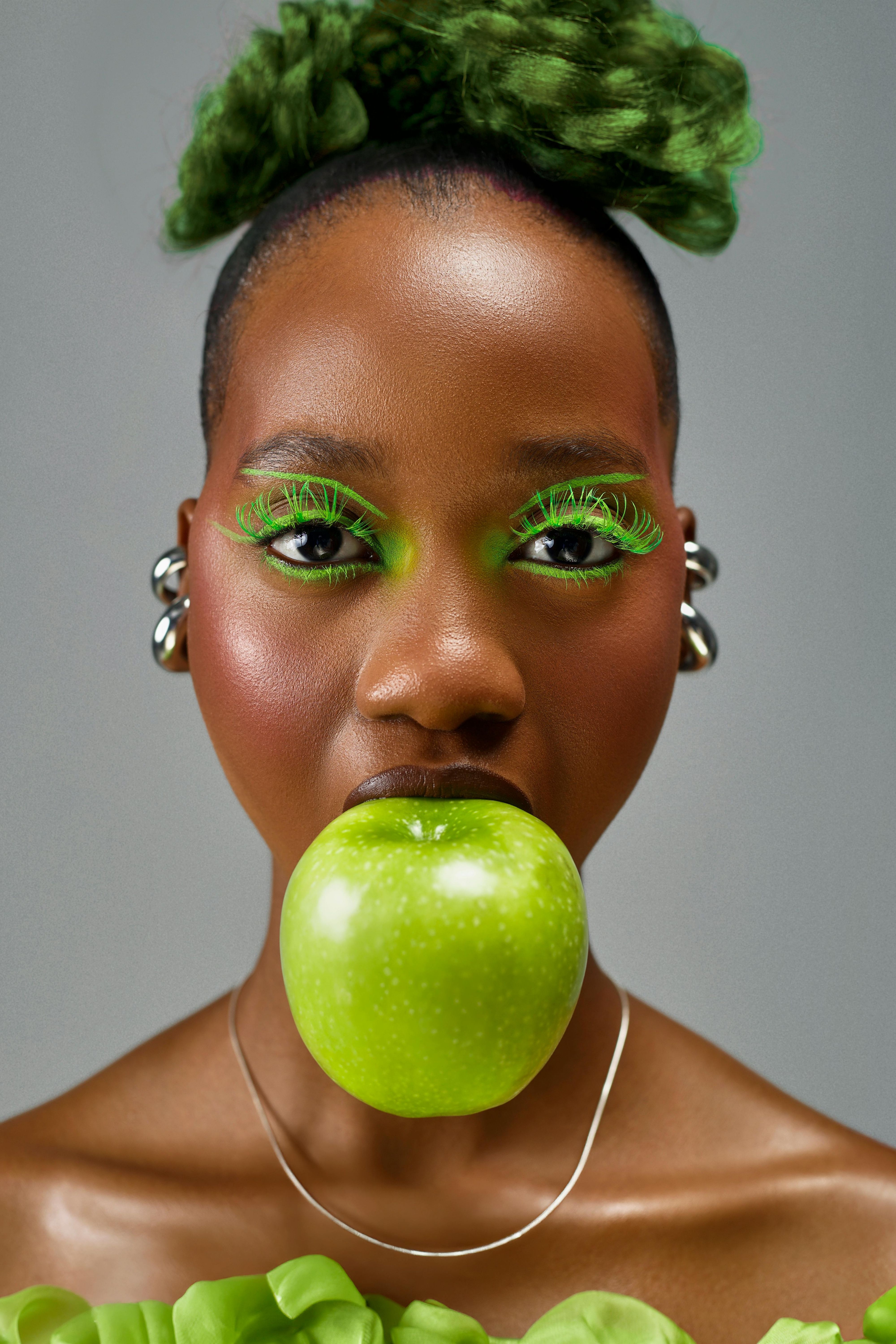 Makeup editorial look