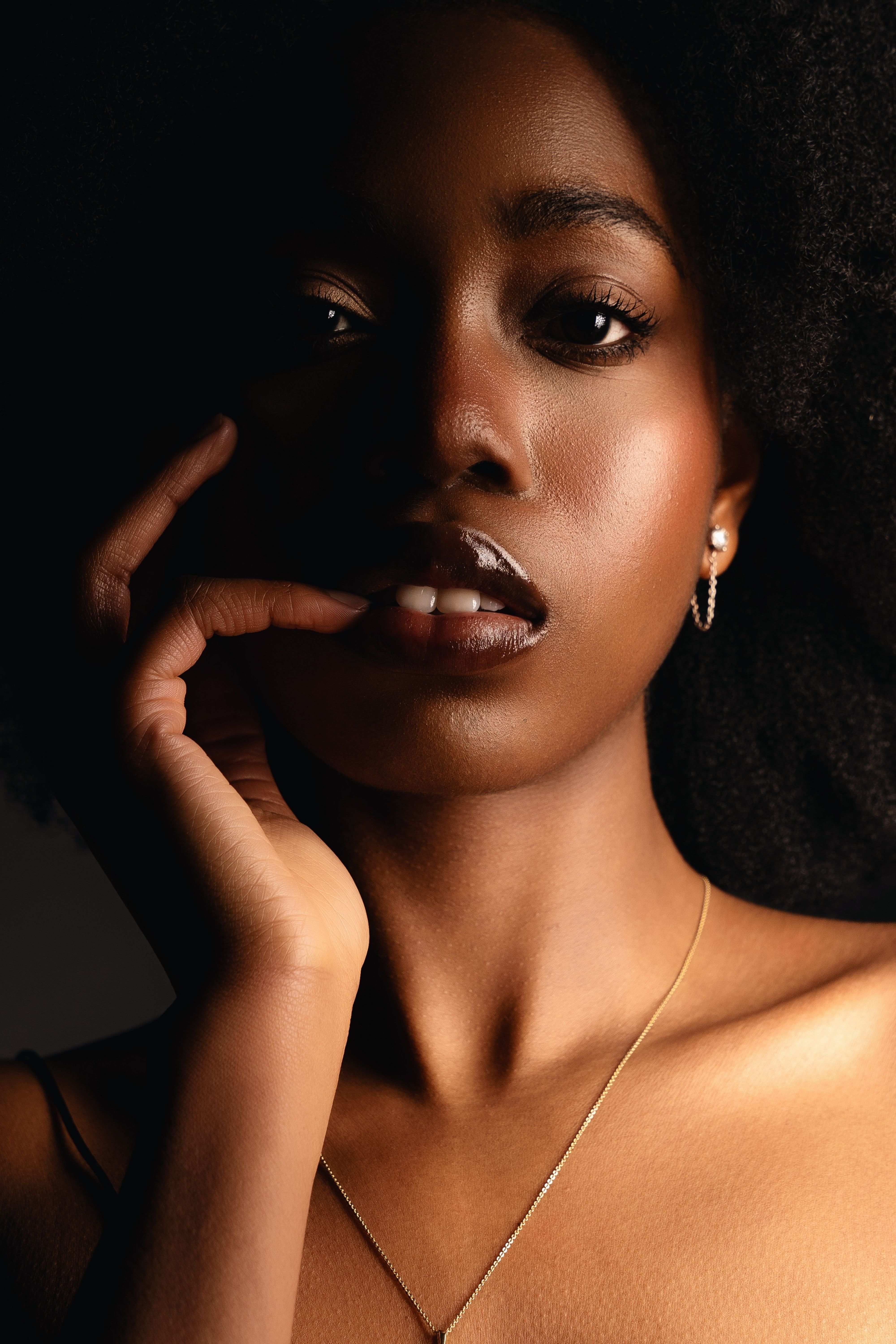 Model portrait of Anele M